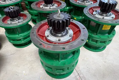 HSCRANE Vertical 3-in-1 Crane Gear Motors Exported to Indonesia