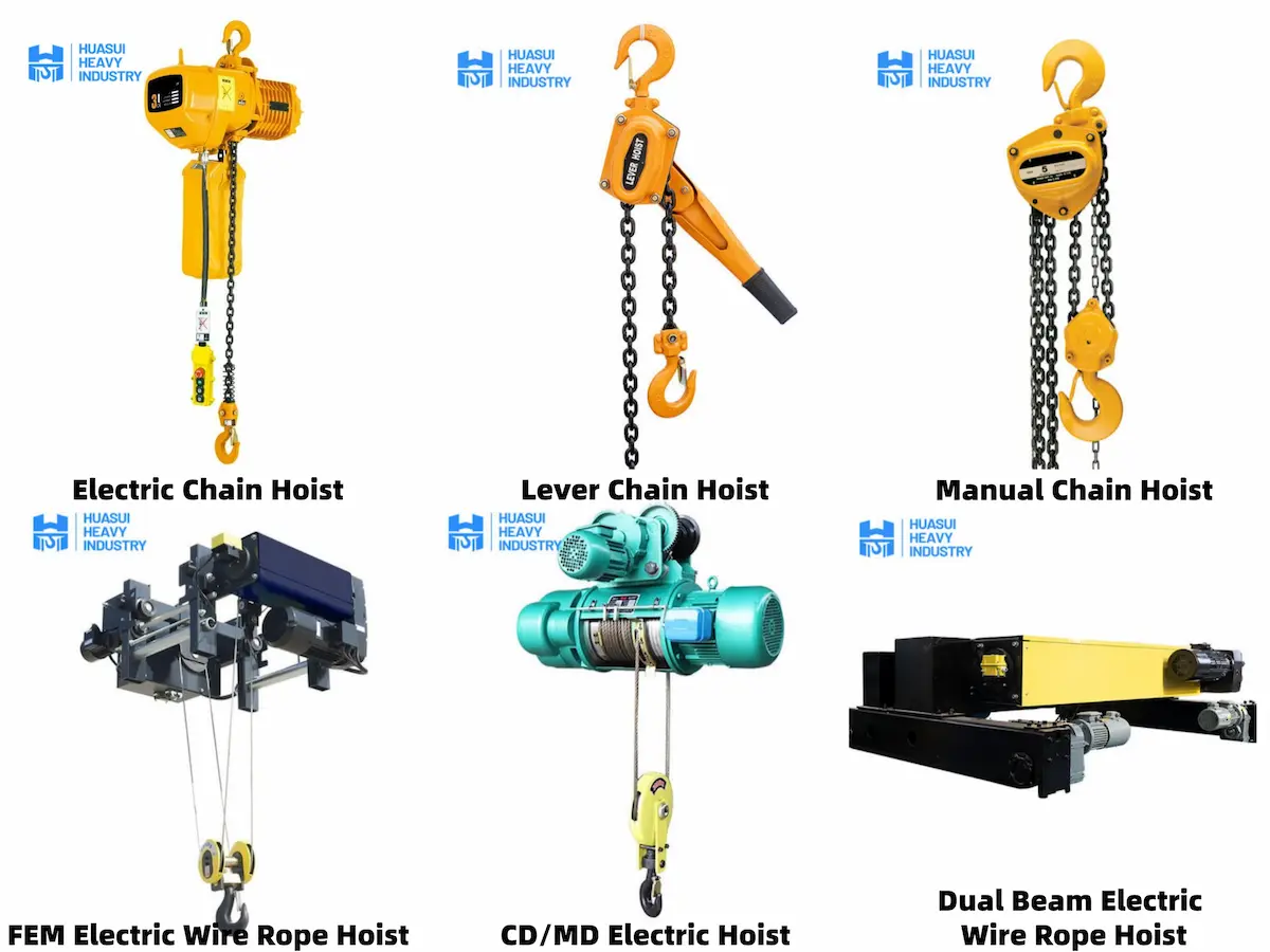 Selection of electric hoists