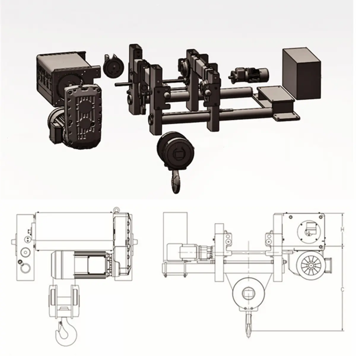 European gourd structure diagram